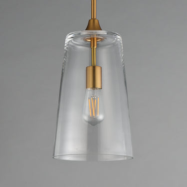 Maxim Lighting Hudson Pendant Natural Aged Brass