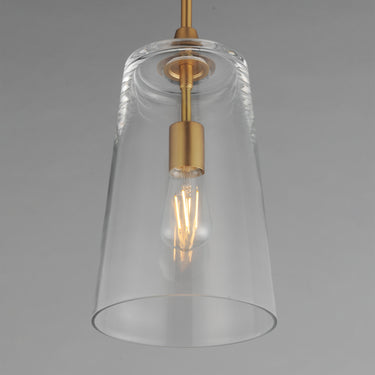 Maxim Lighting Hudson Pendant Natural Aged Brass