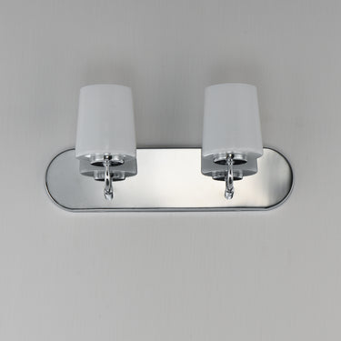 Maxim Lighting Durham 2-Light Strip Bath Vanity Polished Chrome