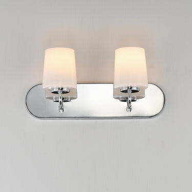 Maxim Lighting Durham 2-Light Strip Bath Vanity Polished Chrome