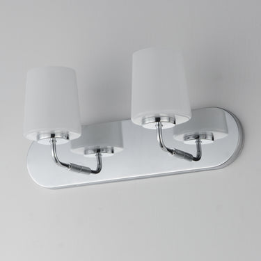 Maxim Lighting Durham 2-Light Strip Bath Vanity Polished Chrome