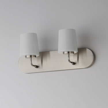Maxim Lighting Durham 2-Light Strip Bath Vanity Satin Nickel