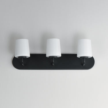 Maxim Lighting Durham 3-Light Strip Bath Vanity Black
