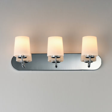 Maxim Lighting Durham 3-Light Strip Bath Vanity Polished Chrome