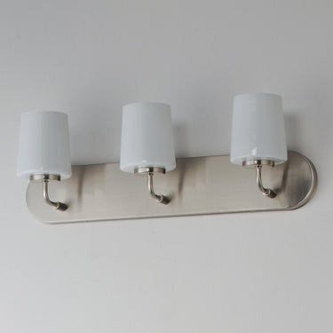Maxim Lighting Durham 3-Light Strip Bath Vanity Satin Nickel