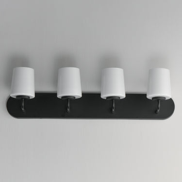 Maxim Lighting Durham 4-Light Strip Bath Vanity Black