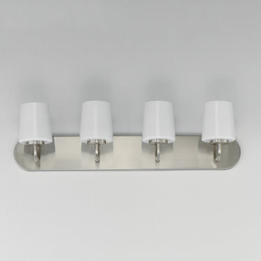 Maxim Lighting Durham 4-Light Strip Bath Vanity Satin Nickel