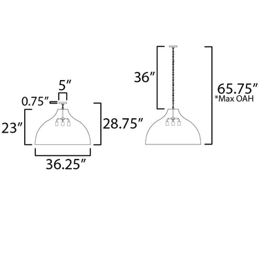 Maxim Lighting Hearthveil Pendant Natural Aged Brass