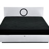 Queen AX Ovidius White Crocodile Lacquer Bed