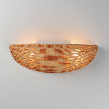 Maxim Lighting Bower Wall Sconce Natural Aged Brass