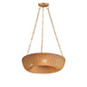 Maxim Lighting Bower 24" Pendant Natural Aged Brass