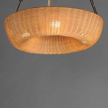 Maxim Lighting Bower 24" Pendant Natural Aged Brass