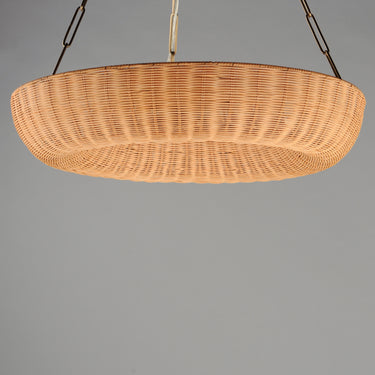 Maxim Lighting Bower 30" Pendant Natural Aged Brass