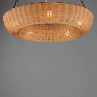 Maxim Lighting Bower 30" Pendant Natural Aged Brass