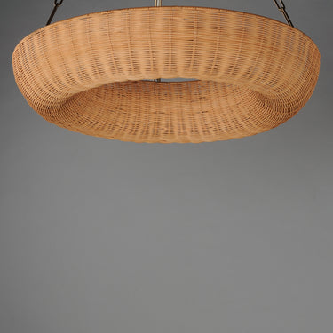 Maxim Lighting Bower 30" Pendant Natural Aged Brass