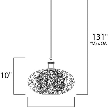 Maxim Lighting Bali Pendant Natural