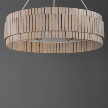 Maxim Lighting Satori 6-Light Chandelier Ecru