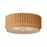 Maxim Lighting Satori 2-Light Flush Mount Natural Aged Brass