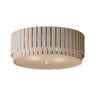 Maxim Lighting Satori 2-Light Flush Mount Ecru