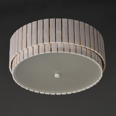 Maxim Lighting Satori 2-Light Flush Mount Ecru