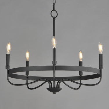 Maxim Lighting Frankie 5-Light Chandelier Black