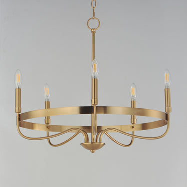 Maxim Lighting Frankie 5-Light Chandelier Heritage