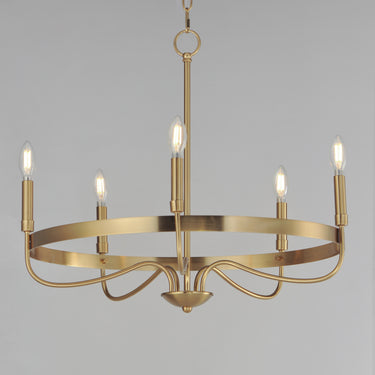 Maxim Lighting Frankie 5-Light Chandelier Heritage