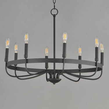 Maxim Lighting Frankie 8-Light Chandelier Black