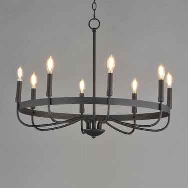 Maxim Lighting Frankie 8-Light Chandelier Black