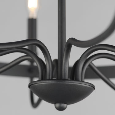 Maxim Lighting Frankie 8-Light Chandelier Black