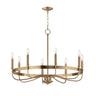 Maxim Lighting Frankie 8-Light Chandelier Heritage