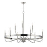 Maxim Lighting Frankie 9-Light Chandelier Satin Nickel