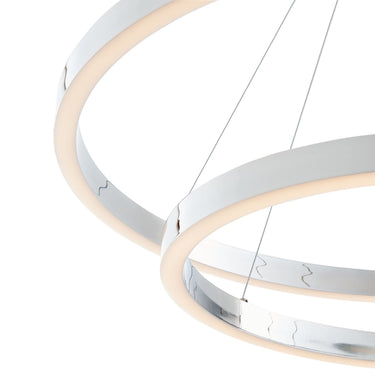 Finesse Decor Minsk Double Round Chandelier Chrome