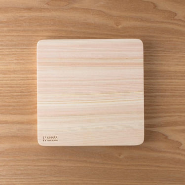 Hinoki board on its own · Sitaku Cutting Board Plate, Kihara (view 3)