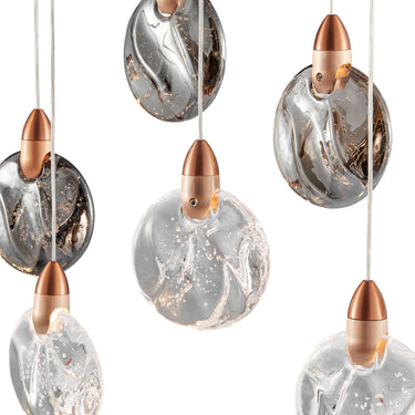 Finesse Decor Lustre Rectangular Chandelier Bronze