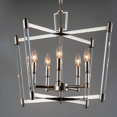 Maxim Lighting Lucent 5-Light Chandelier Polished Nickel