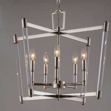 Maxim Lighting Lucent 5-Light Chandelier Polished Nickel