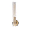 Maxim Lighting Flambeau Wall Sconce Black/Antique Brass