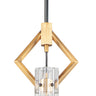 Maxim Lighting Flambeau Mini Pendant Black/Antique Brass
