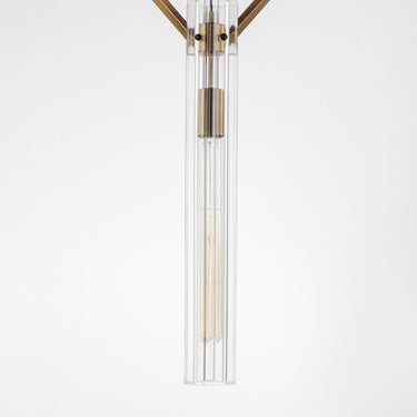 Maxim Lighting Flambeau Mini Pendant Black/Antique Brass