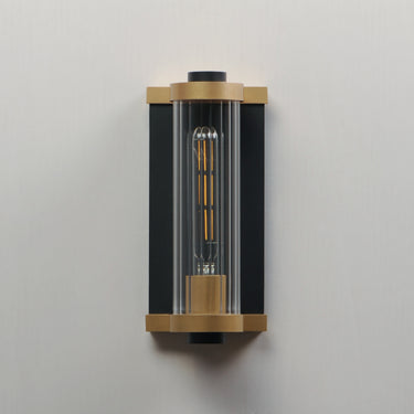 Maxim Lighting Opulent Outdoor Wall Sconce Black/Antique Brass