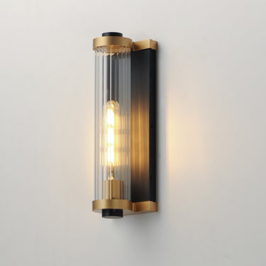 Maxim Lighting Opulent Outdoor Wall Sconce Black/Antique Brass