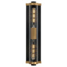 Maxim Lighting Opulent 2-Light 20" Outdoor Wall Sconce Black/Antique Brass