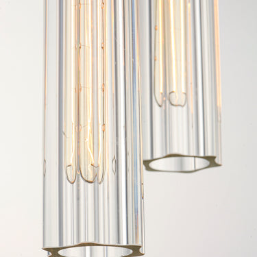 Maxim Lighting Flambeau 3-Light Pendant Black/Antique Brass