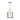 Maxim Lighting Sausalito Medium Pendant Weathered Zinc/Brown Suede