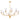 Maxim Lighting Camelot 8-Light Chandelier Natural Aged Brass