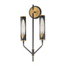 Maxim Lighting Regent 2-Light Wall Sconce Black/Antique Brass