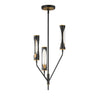 Maxim Lighting Regent 3-Light Pendant Black/Antique Brass