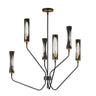 Maxim Lighting Regent 6-Light Pendant Black/Antique Brass