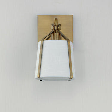Maxim Lighting Bandera Wall Sconce Natural Aged Brass